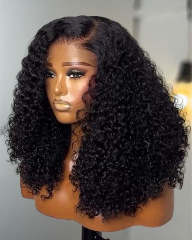 Kinky Curly Bob Pre-Cut 12″